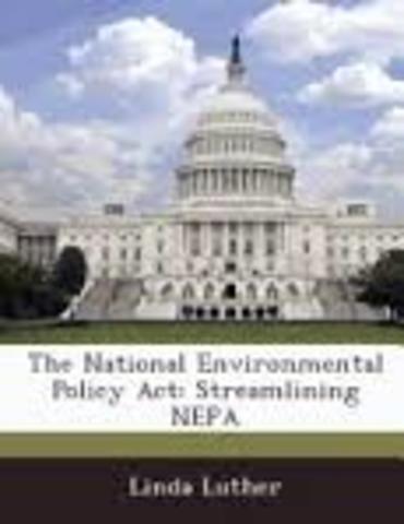 Publicacion de The National Environmental Policy Act (NEPA)