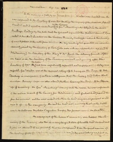 Writing of the Star Spangled Bannner