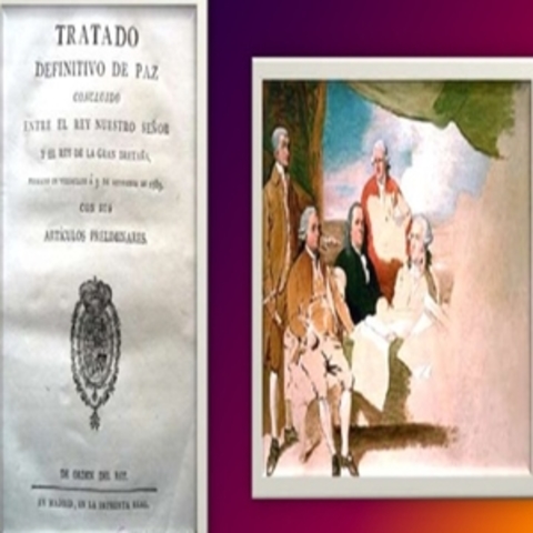 El rey de Inglaterra, reconoce la independencia de las colonias americanas 1783
