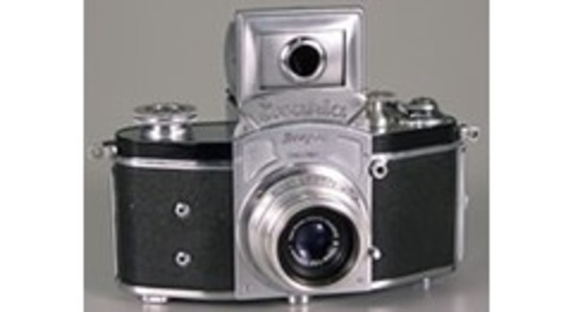 Cámara SLR alemana.