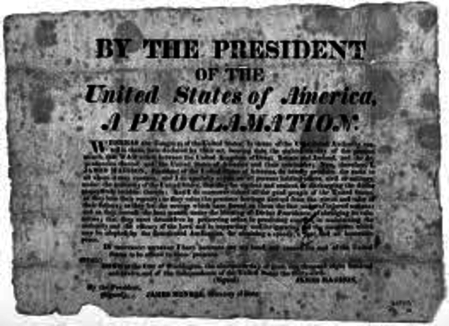 Congress Declares War on Great Britain