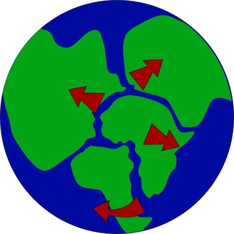 pangaea begins to break up
