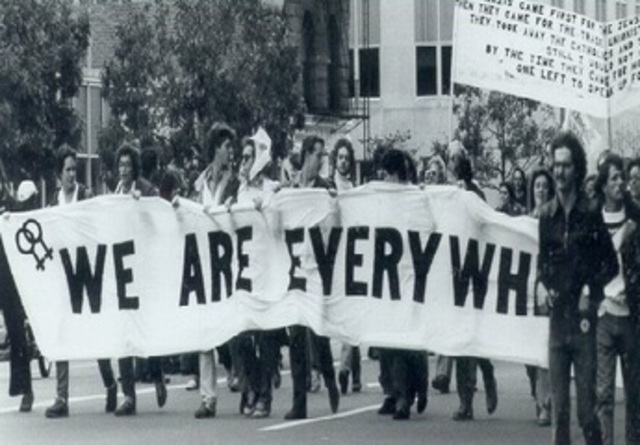 First Gay and Lesbian Civil Rights march at Washington
