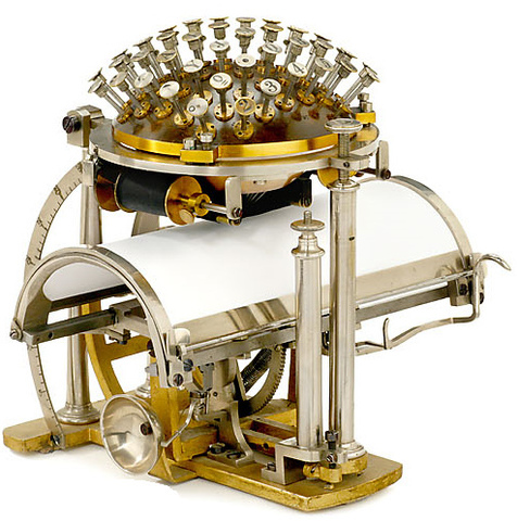 The first typewriter