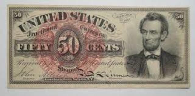 Approves the National Currency Act