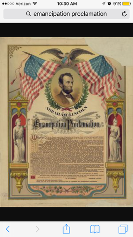 Emancipation Proclamation Declared