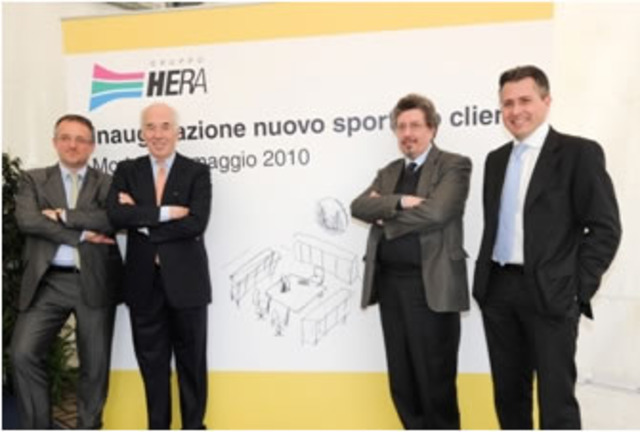 Inaugurazione del nuovo sportello clienti di Modena