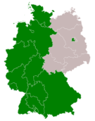 Es torna a unir Alemania est i la oest