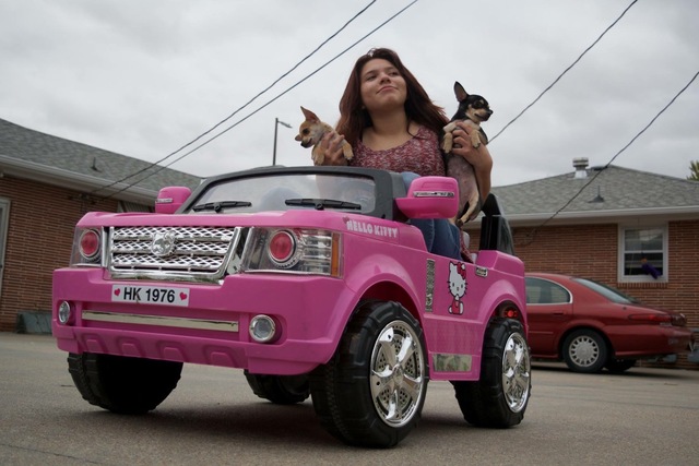 Primer paseo en "coche"