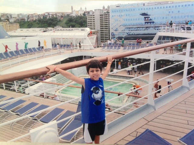 Primeira viaguem de navio