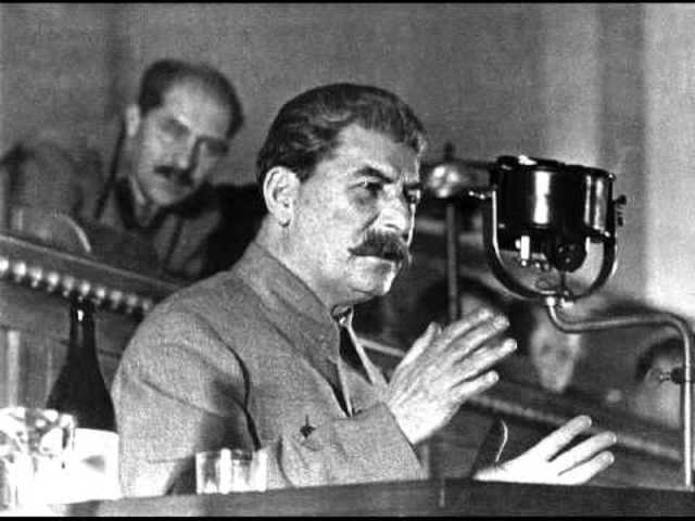 Joseph Stalin makes his Election Speech