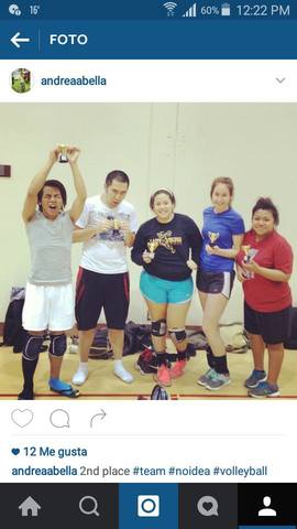 segundo lugar en mi taller de volleyball