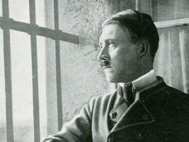 Hitler is sentenced to five years in prison for treason