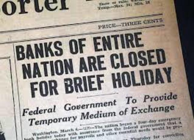 ECONOMIC EVENT: Banking Act of 1933; Glass-Steagall Act