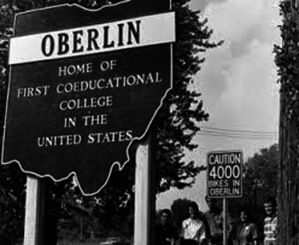 Identify significant religious, philosophical, and social reform movements of the nineteenth century and their impact on American society: First Women Enrolled at Oberlin College