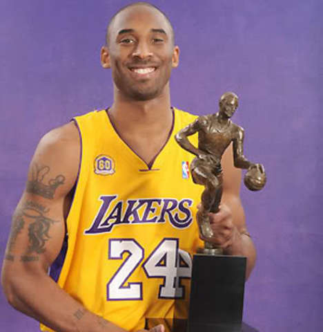 Kobe Bryant wins NBA MVP