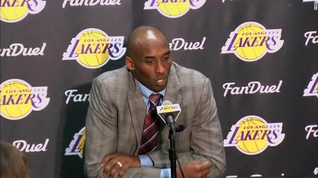 Kobe Bryant annnounces retirement