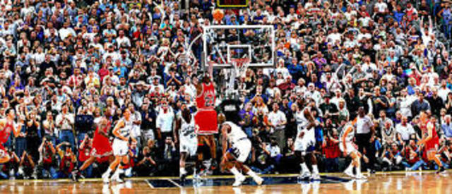 Michael Jordan and Bulls complete 2nd 3-peat.