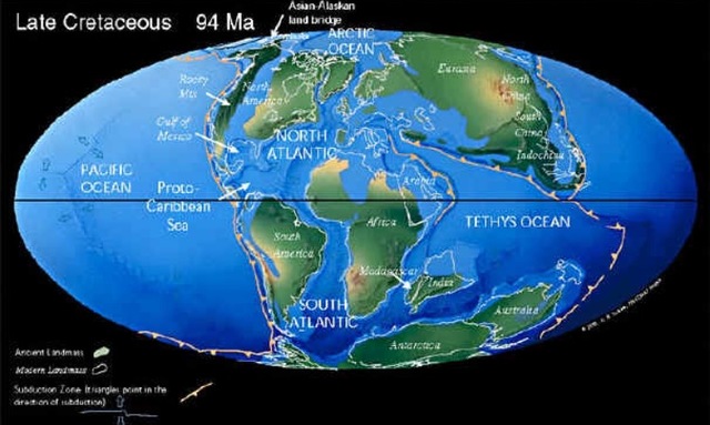 Pangaea begins to break up