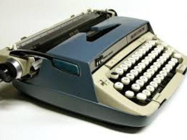 la maquina de escribir