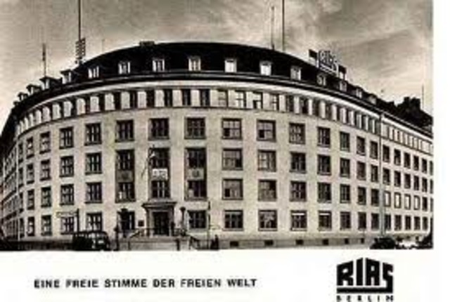 RIAS first broadcast