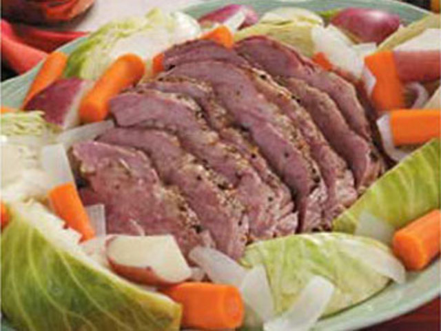 Ayer fue el dia de San Patricio y  fui a cenar con mi familia.