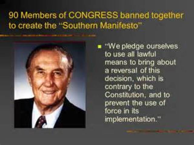 The Southern Manifesto