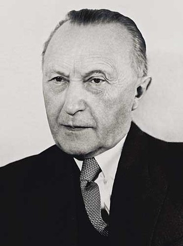 Catholic politician, Konrad Adenauer become Chancellor of Bonn