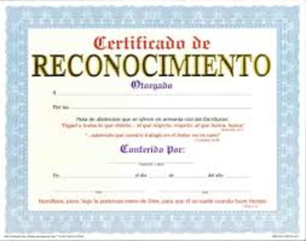 Reconocimiento a mejor promedio en preescolar