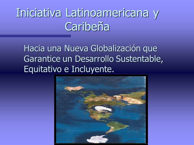 Iniciativa Latinoamericana y Caribeña para el Desarrollo Sostenible