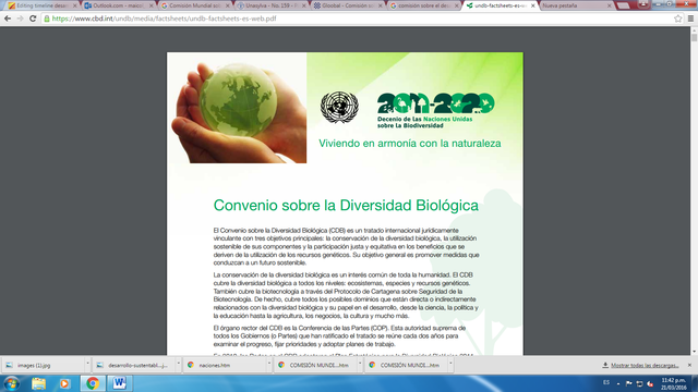 convenio sobre la diversidad biologica (rio de janeiro)