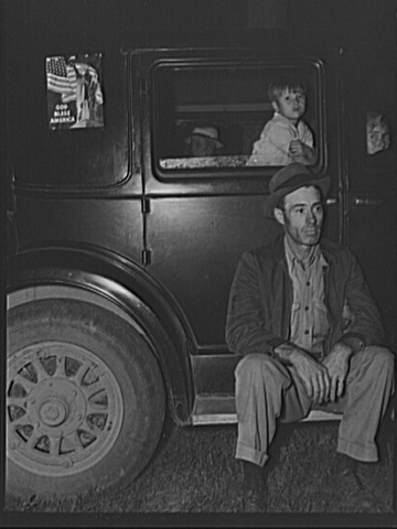 Migrant workers come to town for open air movie