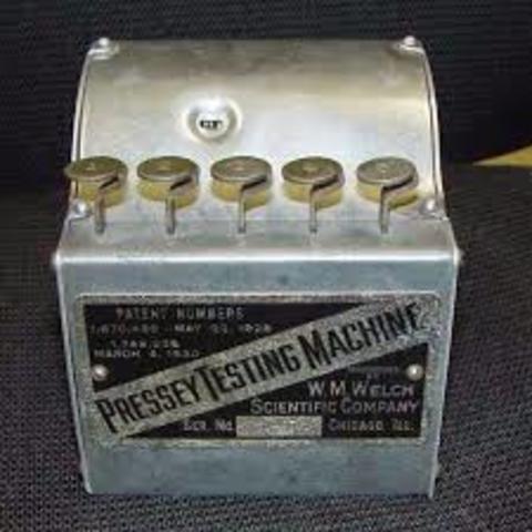 Pressey machine