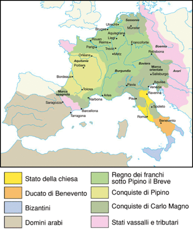 Morte del padre e incoronazione di Carlo