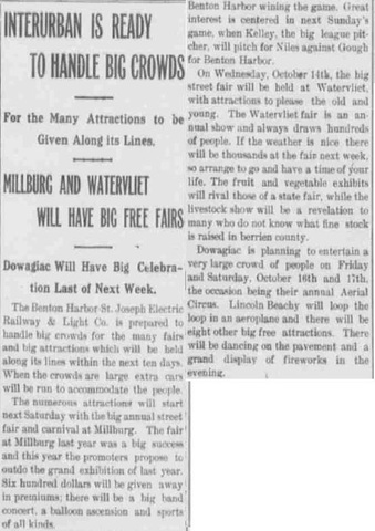 Interurban ready for big crowds