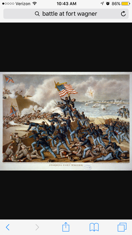 The Battle at Fort Wagner