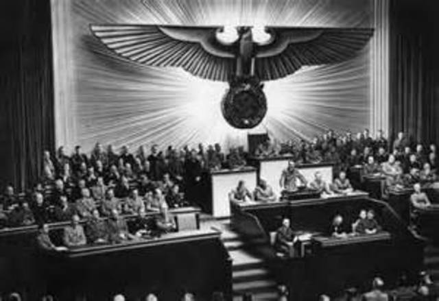Hitler declares war against the U.S