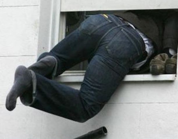 Coming down the chimeney