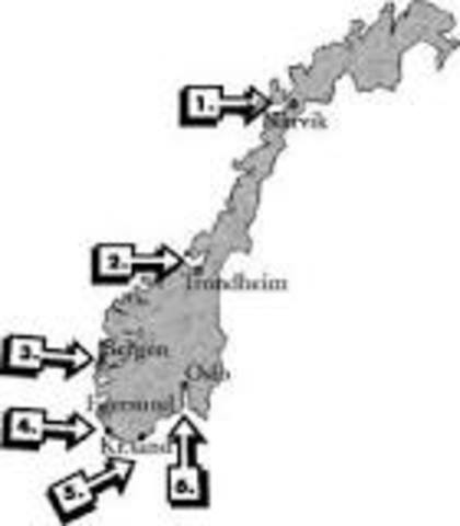 Denmark and Norway Invaded by Nazis