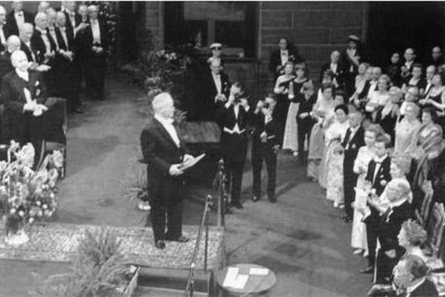 Вручение Нобелевской премии