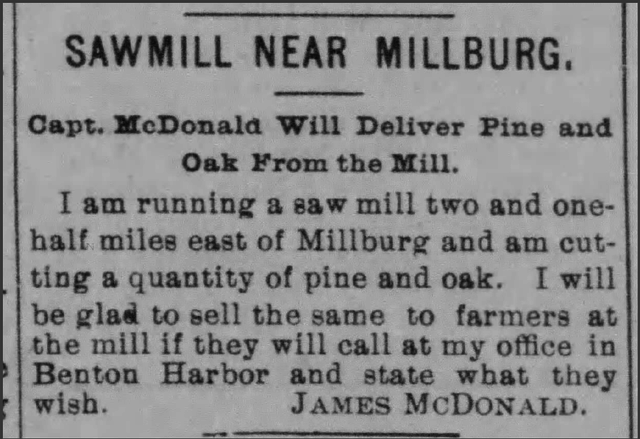 Another sawmill near Millburg