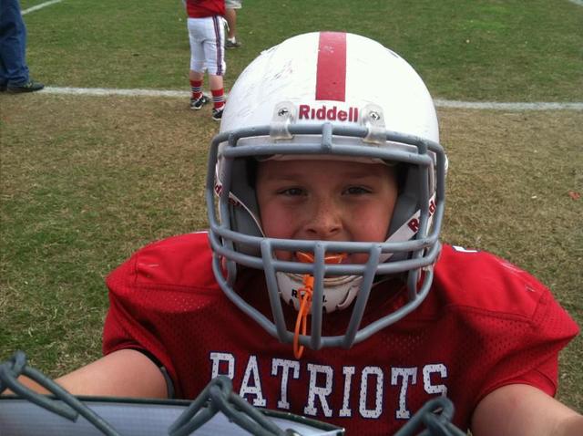 Mi primero  jugar futbol americano a los ocho de anos
