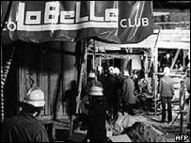 A bomb explodes at La Belle disco in West Berlin