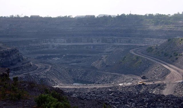 Surface mining of coal