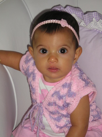 Na poltrona com um aninho