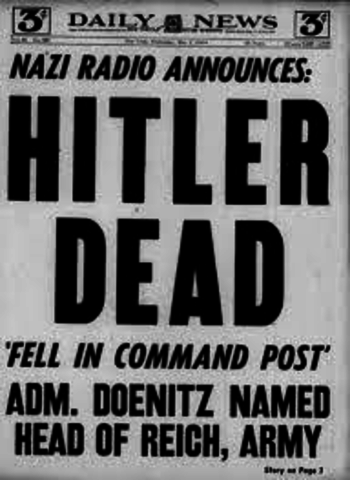 Hitler commits suicide