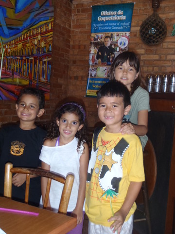 No COSTAO DO SANTINHA com amigos