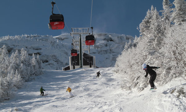 Nosotros fuimos a Vermont al esquí en 2010