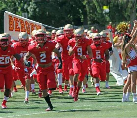 Yo jugé football de americano en la Bergen Católica