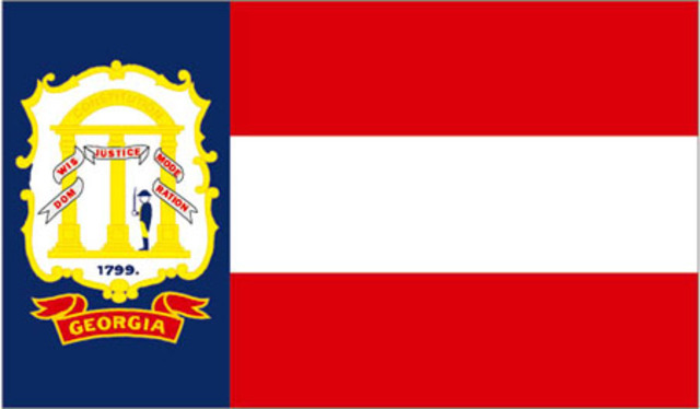 Georgia State Flag 1906 - 1920